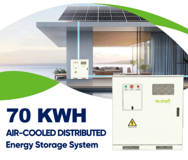 70 kWh Air‑Cooled Distributed Energy Storage System – 30kW ESS for Commercial and Industrial Solar Backup with Safety Protection